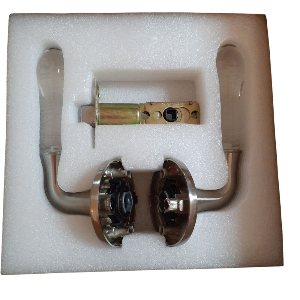 Door Locks with Keys Lever Set  with Manual Inside Door Glass Handles NEW